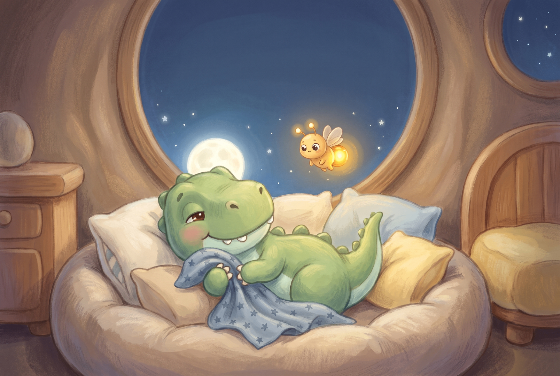 Tyrannosaurus Rex — children's book teaser illustration